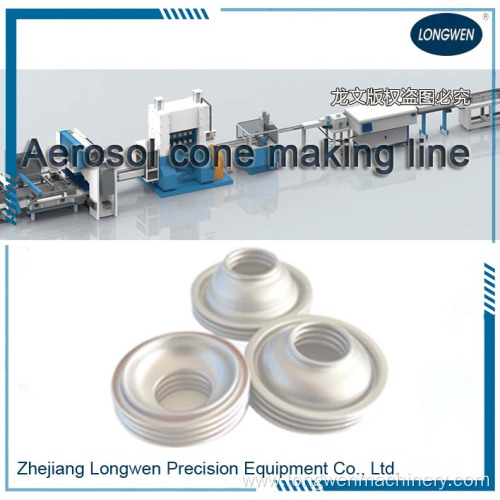 Aerosol Cone Top Aerosol Dome Bottom Making Machine Production Line